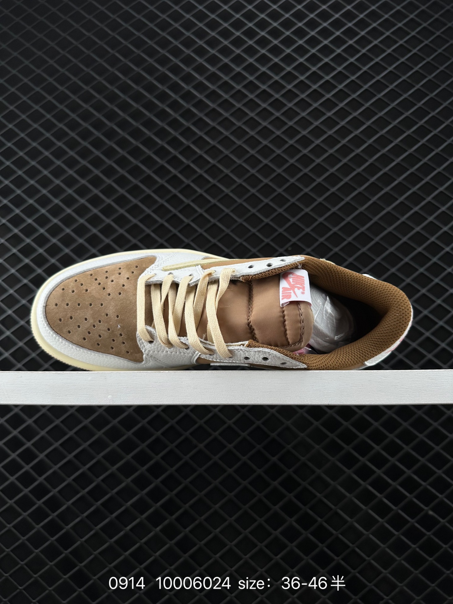 fragment design x Travis Scott x Nike Air Jordan 1 Low OG SP”Black/Green Toe“